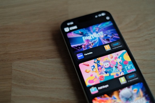 a-close-up-of-a-cell-phone-on-a-table